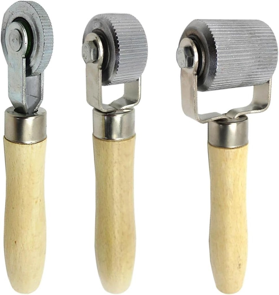 3 Pcs Car Sound Deadener Hand Roller Sound Noise Insulation Tool for Auto