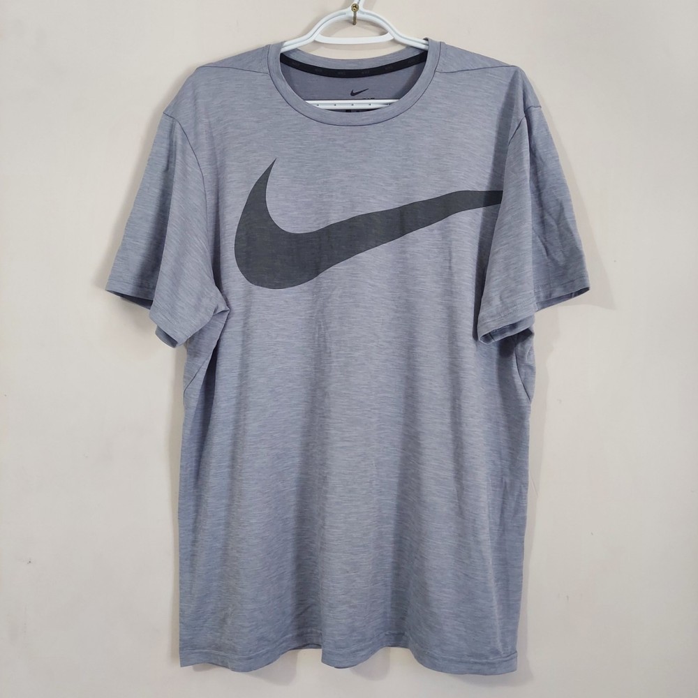 Nike Men's DriFit Short Sleeve Crewneck T-Shirt  Gray Size XL