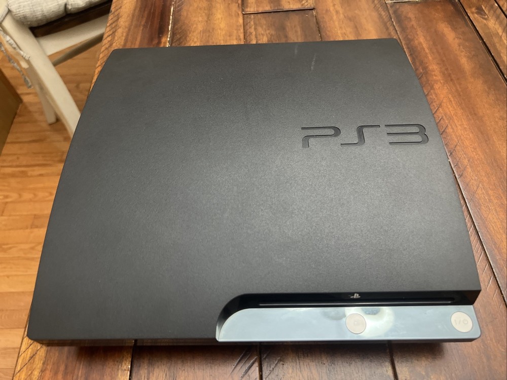 PS3 Slim CECH-2001A 110GB With Controller and charger and with cables