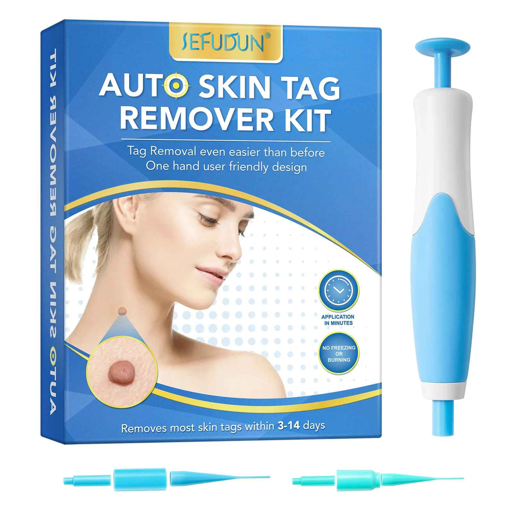 Auto Micro Skin Tag Remover Device Kit Safe Painless Removal 2-8 mm Band Tool