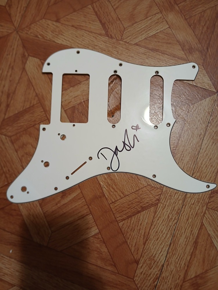 autographed signed guitar pickguard signed by Dasha country singer
