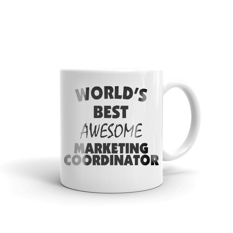 World's Best Awesome Marketing Coordinator Coffee Tea Ceramic Mug Office Gift