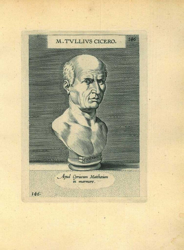 Portrait of Marcus Tullius Cicero