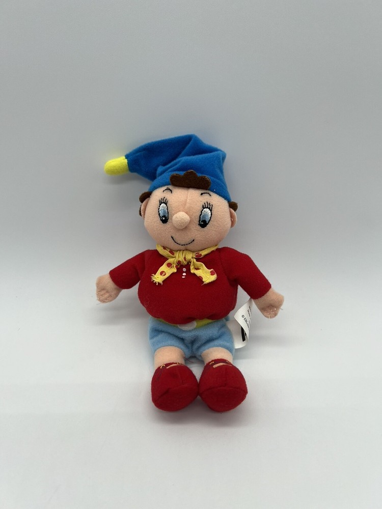 RARE 2001 Noddy 6.5” McDonald's EUROPE Plush Beanie Baby Action Figure BBC