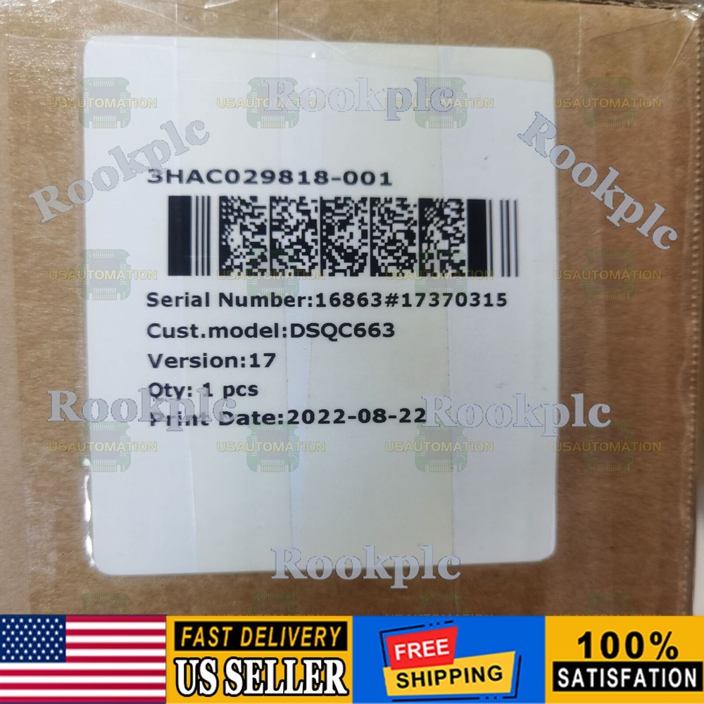 New In Box ABB DSQC663 3HAC029818-001 Robot Servo Drive Fast Shipping