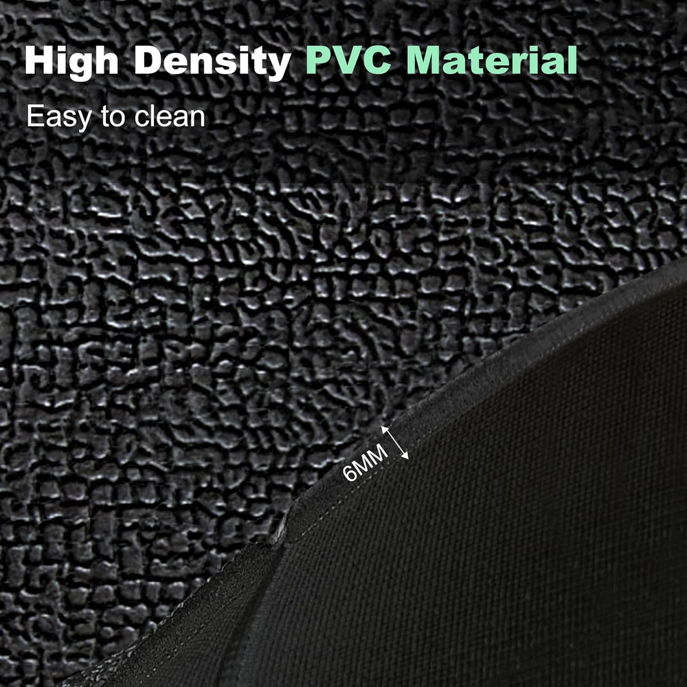 63x29.5 Inch Treadmill and Exercise Bike Mat 1/4 Thick Home Workout Floor Protection