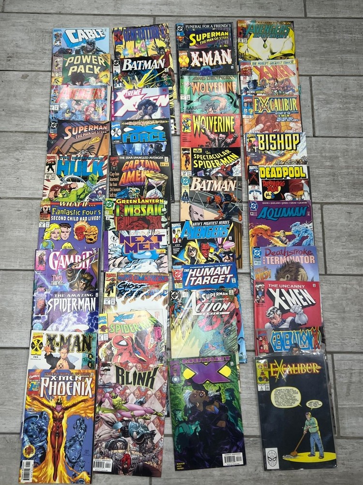 Lot of 40 Marvel Comics Uncanny X-Men Mixed Comic Book Action & Adventure