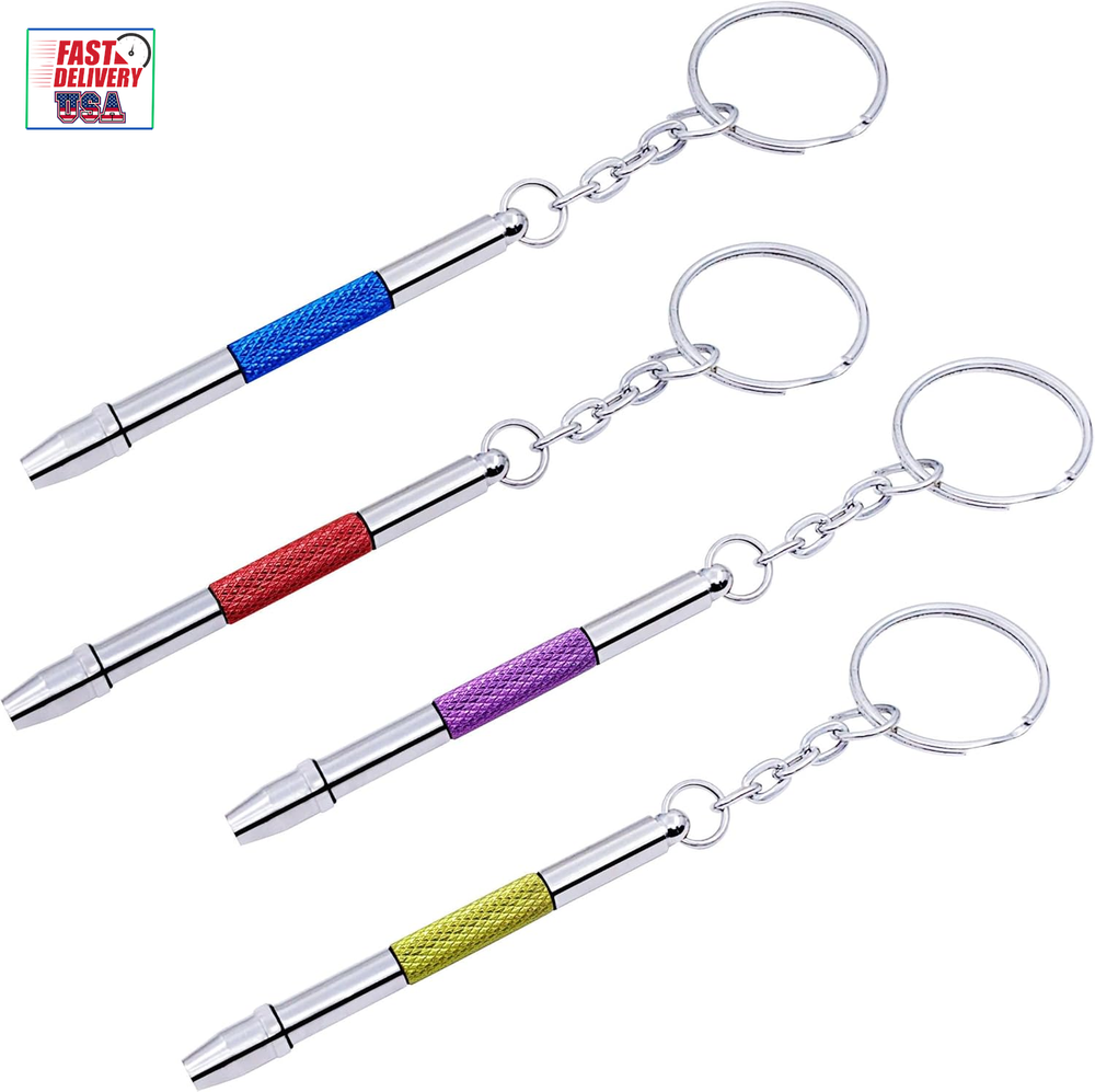 4 Pcs Mini Eyeglass Screwdriver, 4 in 1 Watches Precision Screwdriver Kit, Eyegl