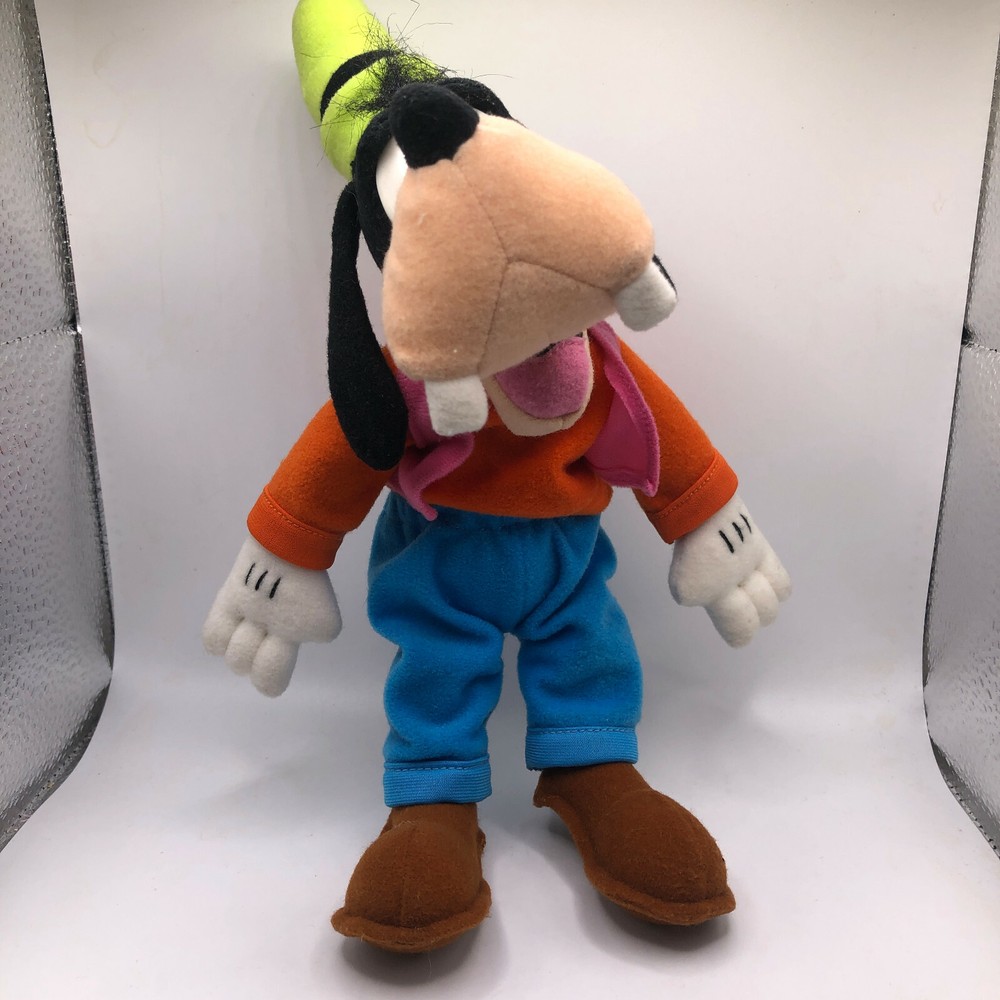 VINTAGE Disney Mattel Arco Toys GOOFY Plush Stuffed Figure Toy