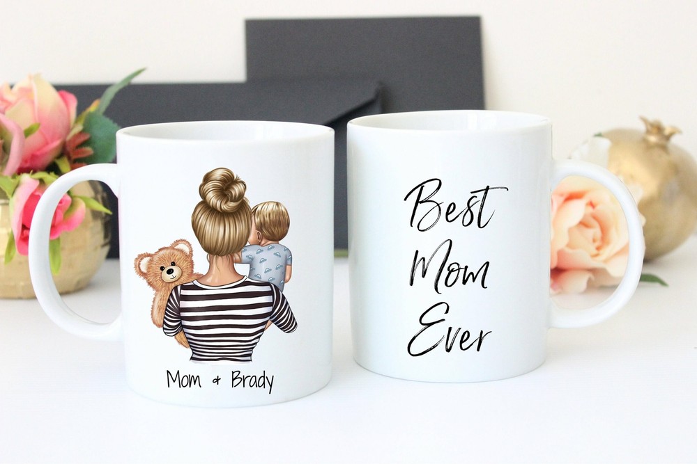 Mothers Day Gift Mothers Day Mug Mom Of Boys Mother Son Gift For Mom Moms