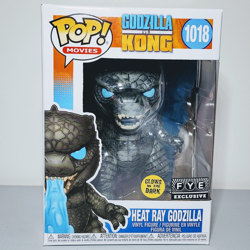 Glow-in-the-Dark Heat Ray Godzilla Funko Pop FYE Exclusive #1018 Godzilla vs Kong