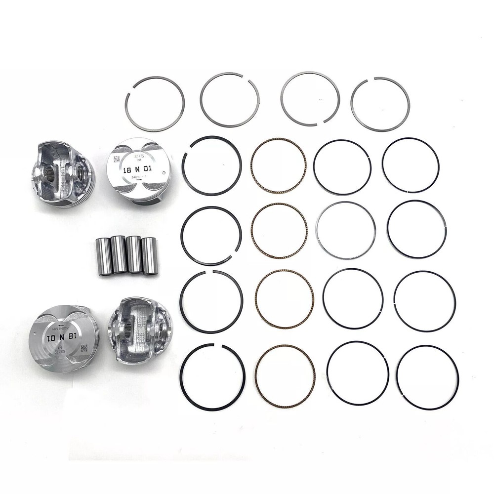 New Engine Piston w/ Rings Kit STD Fit for 11-18 Chevy Sonic Cruze Limited 1.8L