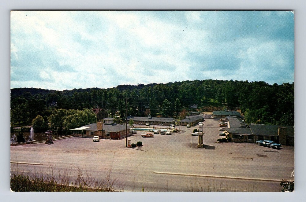 Huntington WV-West Virginia, Stone Lodge Motel Advertising, Vintage Postcard