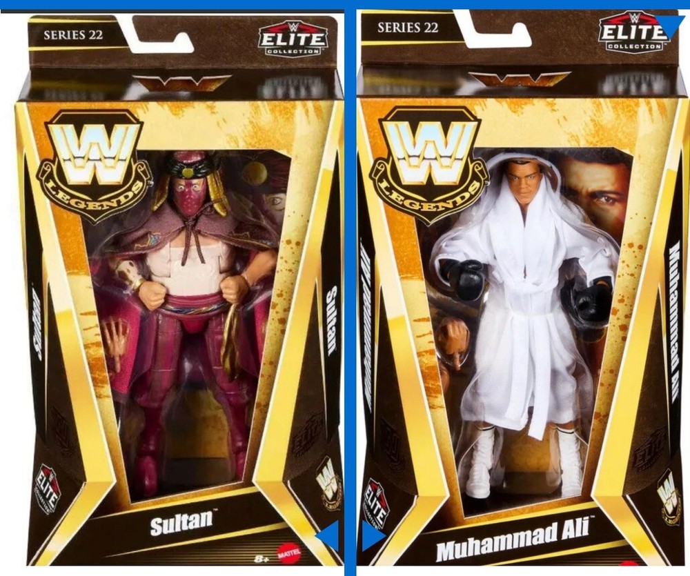 Mattel WWE Elite Lot Of Legends 22 Muhammad Ali Sultan New Sealed