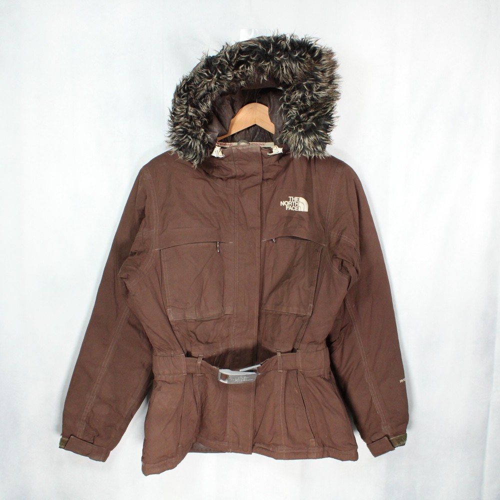 The North Face Womens Hyvent Waterproof Down Parka with Faux Fur Hood Size M