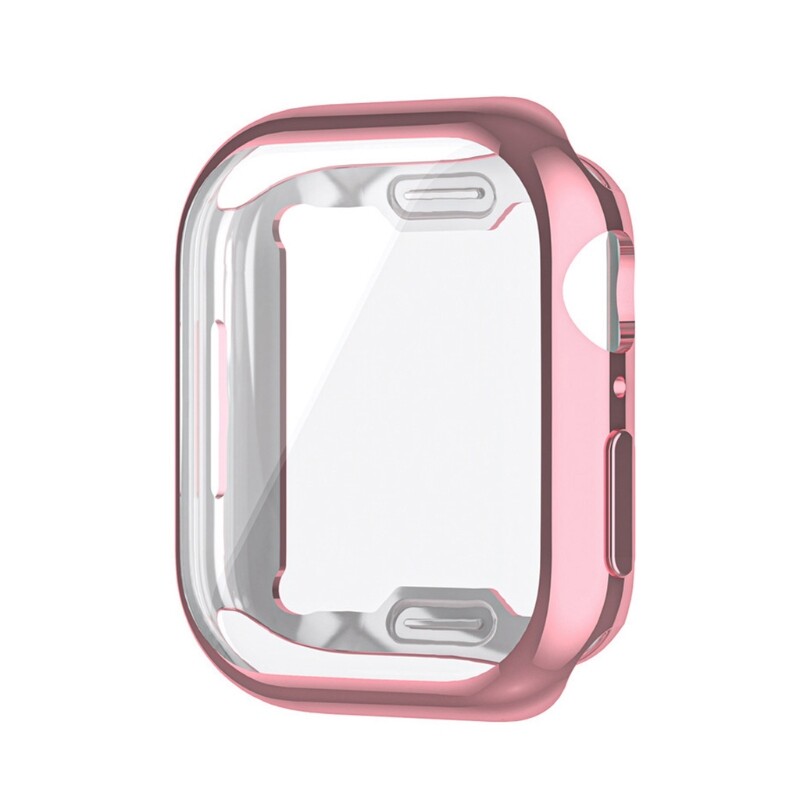 Screen Protector for Apple-Watch7 41/45mm Housing Full Bumper Iwatch-Cover for S