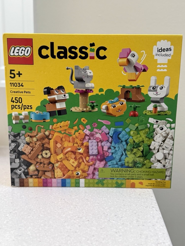 Brand New LEGO CLASSIC: Creative Pets (11034) 450 Pcs Sealed Unopened Box