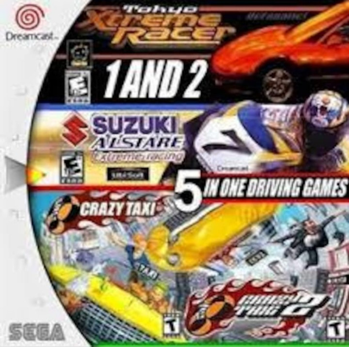 5 in 1 driving Sega dreamcast game