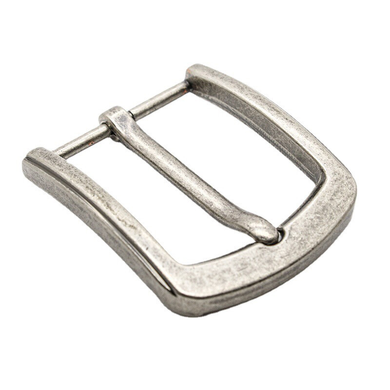 Bottom Single Pin Half Buckle Inside Diameter 40mm Men Belt Clip Buckle wi