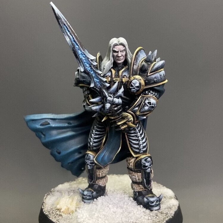 World of Warcraft Arthas Painted Gallery Army Games Workshop Miniature model