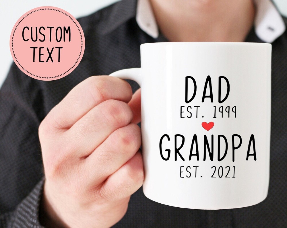 Grandpa Mug Dad Mug Pregnancy Announcement Pregnancy Reveal New Baby