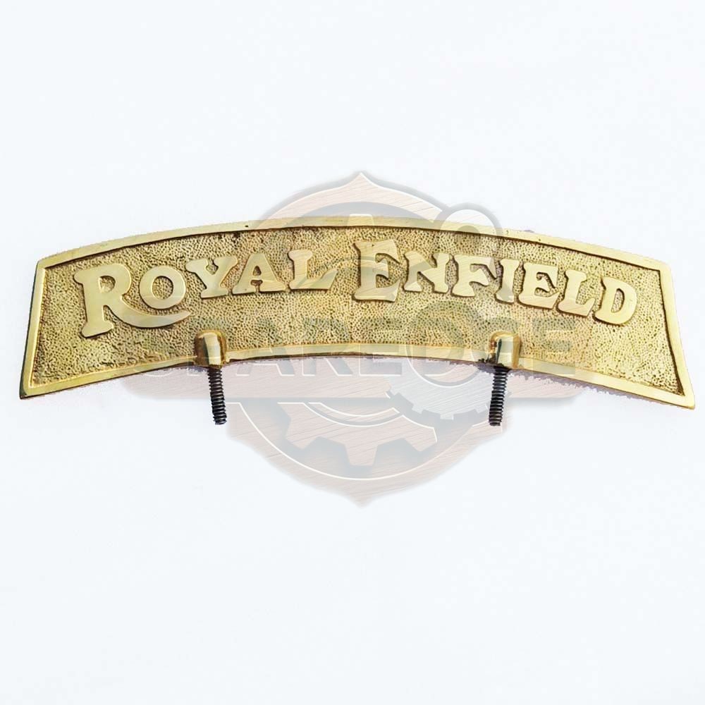 Customize RE Brass Mudguard Plate for Royal Enfield Classic 350 500