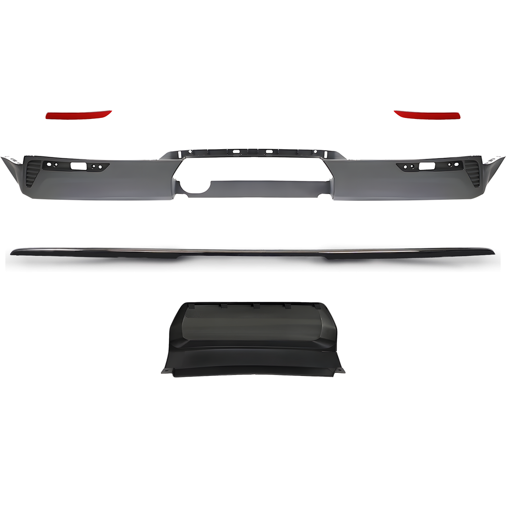 For 2021-2024 Chevy Tahoe GMC YUKON Rear Lower Bumper Cover Valance Panel Kit