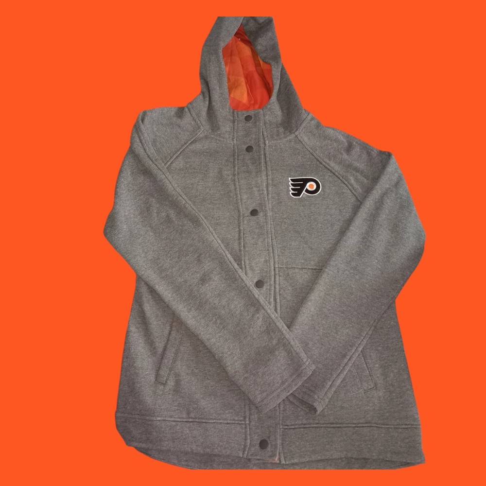 Colosseum  Women's Gray Philadelphia Flyers Jacket Size L NWT