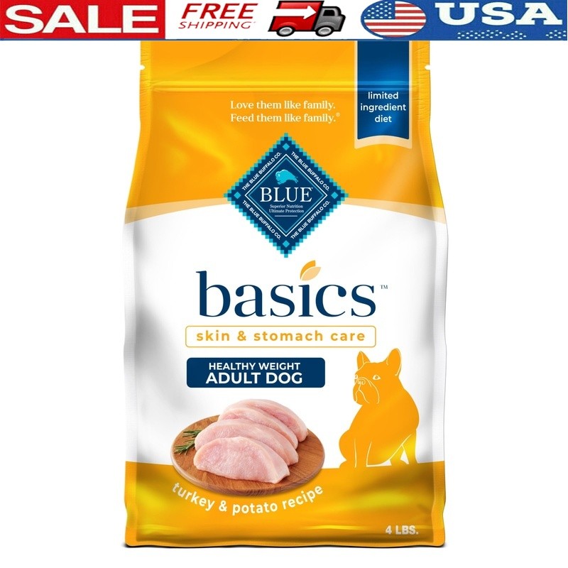 Healthy Weight Turkey Potato Dry Dog Food Limited Ingredient Skin Care 24lbs New