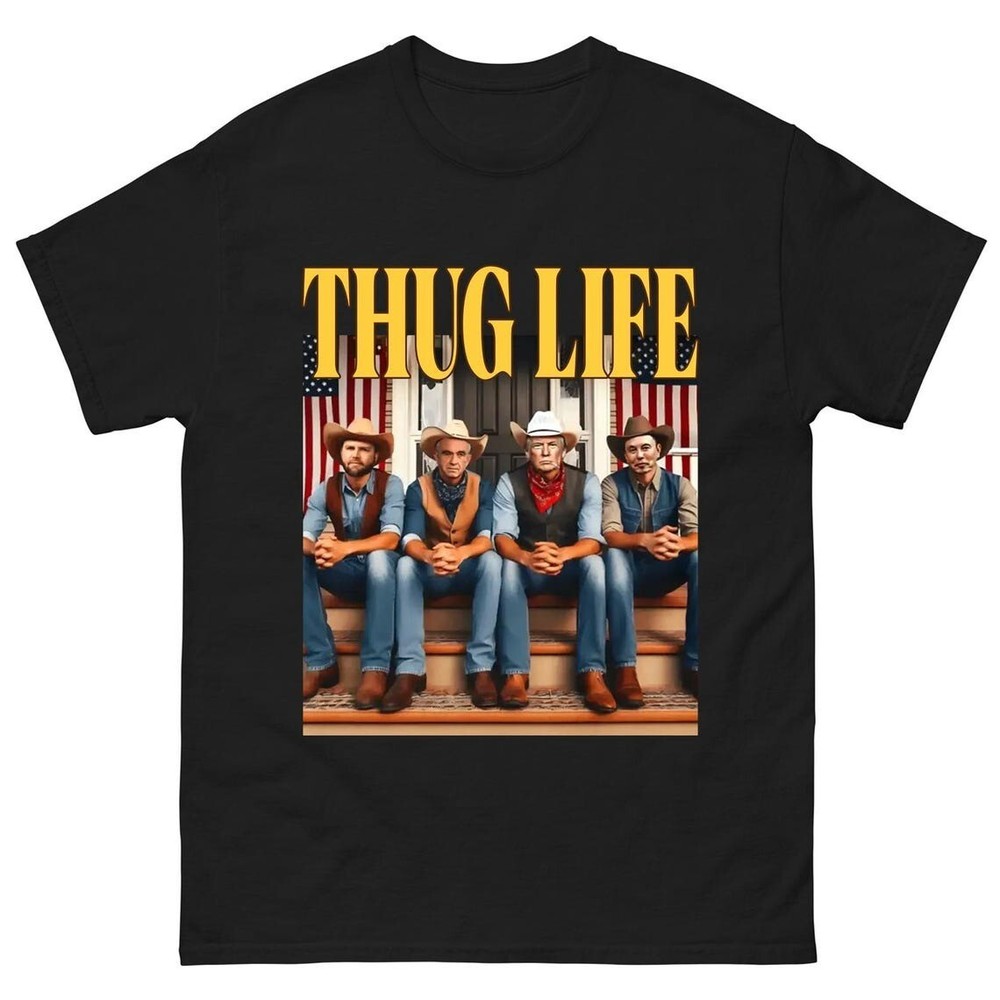 Trump Vance Elon Kennedy Thuglife Shirt, Trump Thug Life 2024 Election Shirt