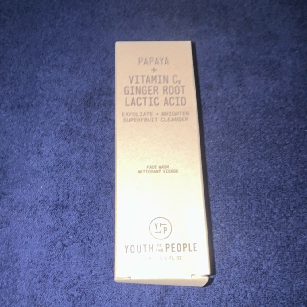 Youth To The People Papaya Vitamin C Face Cleanser Exfoliating 4oz