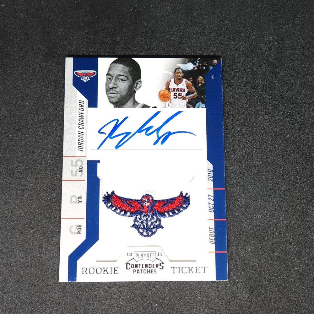 2011 Panini Contenders Patches Rookie Ticket Jordan Crawford #126 Patch Auto RPA