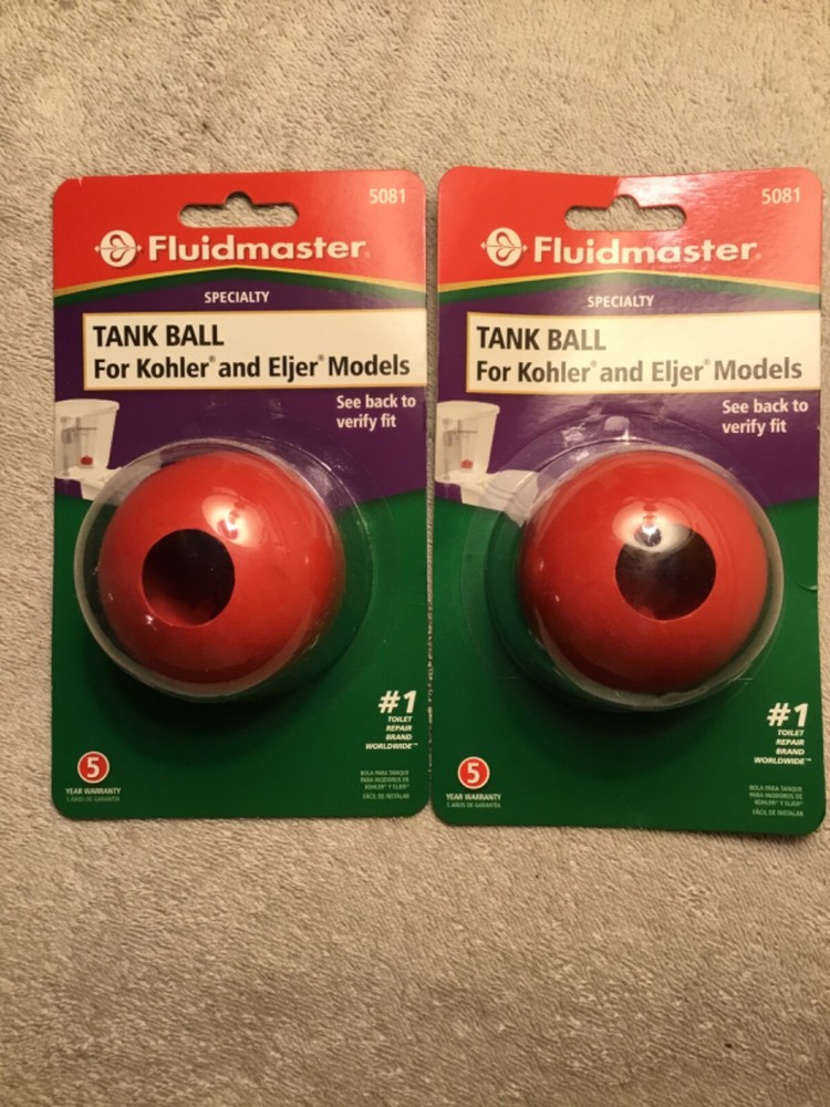 Kohler Eljer Toilet Tank Ball Fluidmaster 5081 Replacement Parts – 2-Pack
