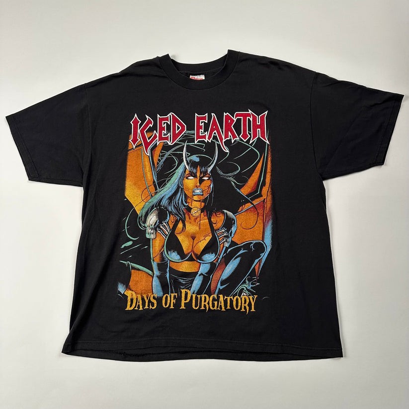 Iced Earth Shirt Days Of Purgatory black unisex all size S-5XL QT2926