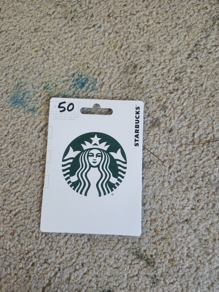 Starbucks $50 Gift Card Brand New Unused-image