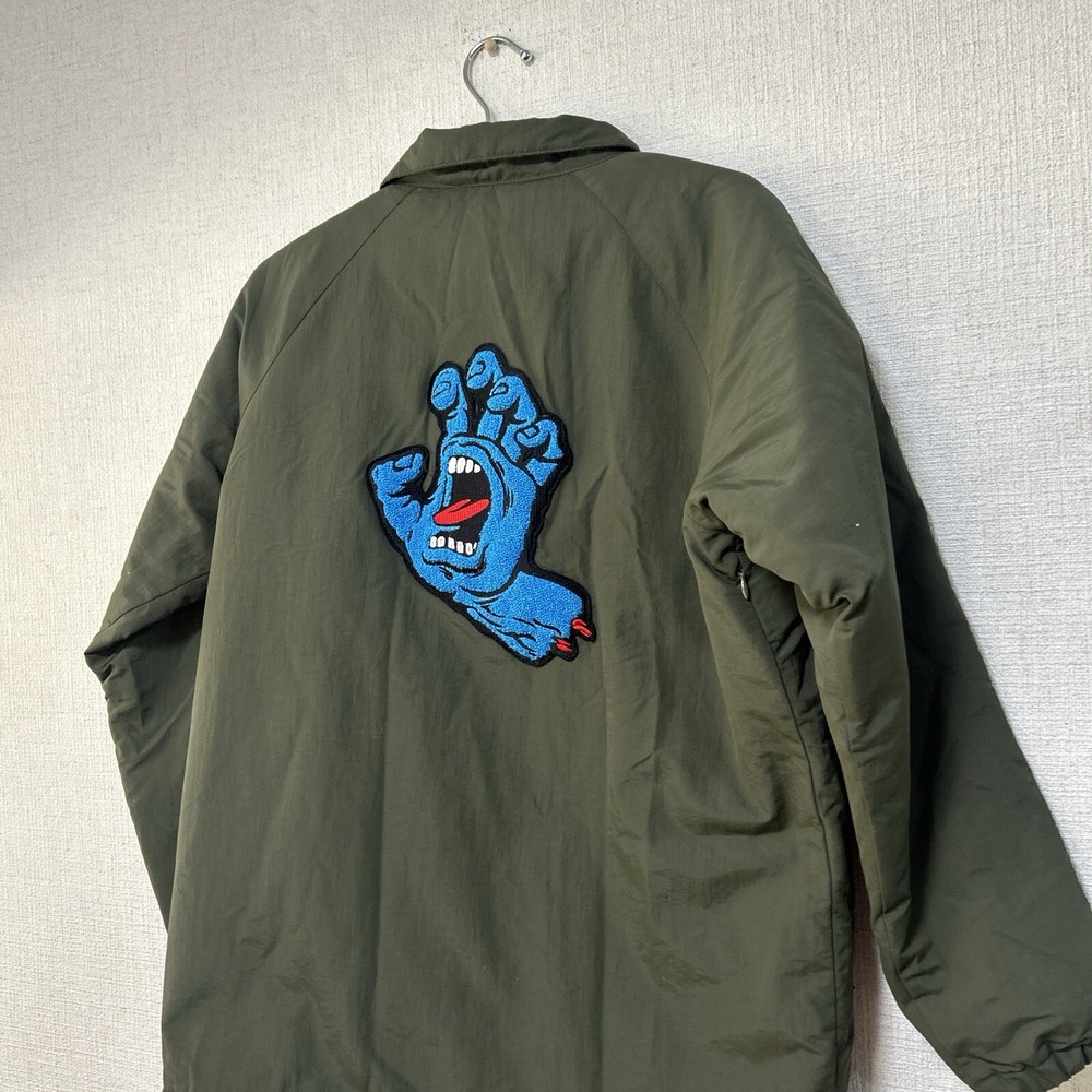 Santa Cruz Skateboards  Coach Jacket Fleece green M size Rare! from Japan