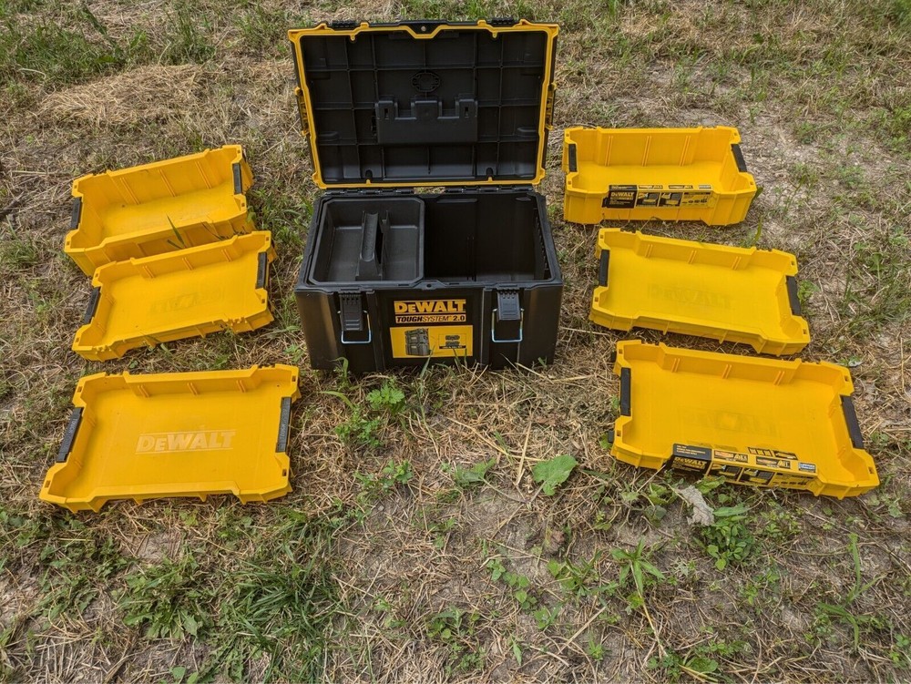DEWALT DWST08300 Tool Box  (4) Shallow T  (2) Toughsytem 2.0 Deep Tool Trays