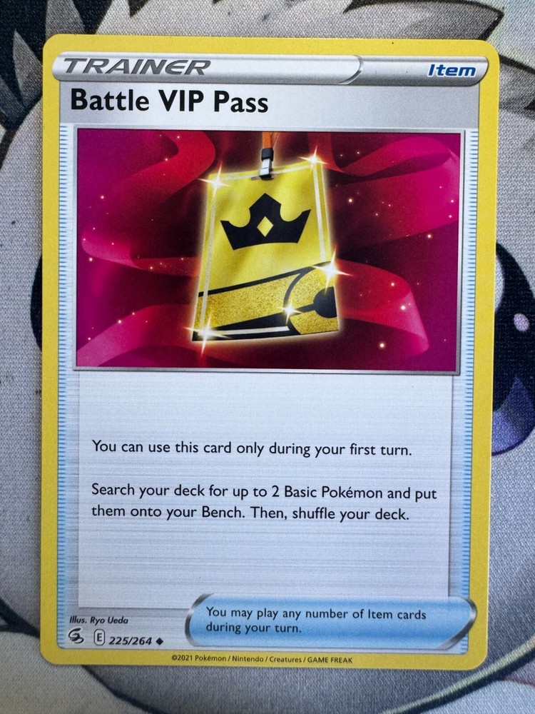 Battle VIP Pass Non Holo English Pokemon TCG BKW306