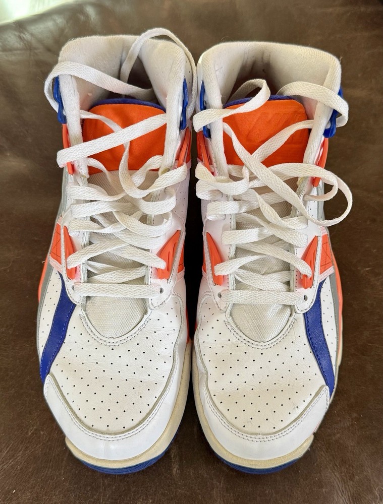 Nike Air Trainer SC High White Orange Blue Gray Men's Athletic Sneakers