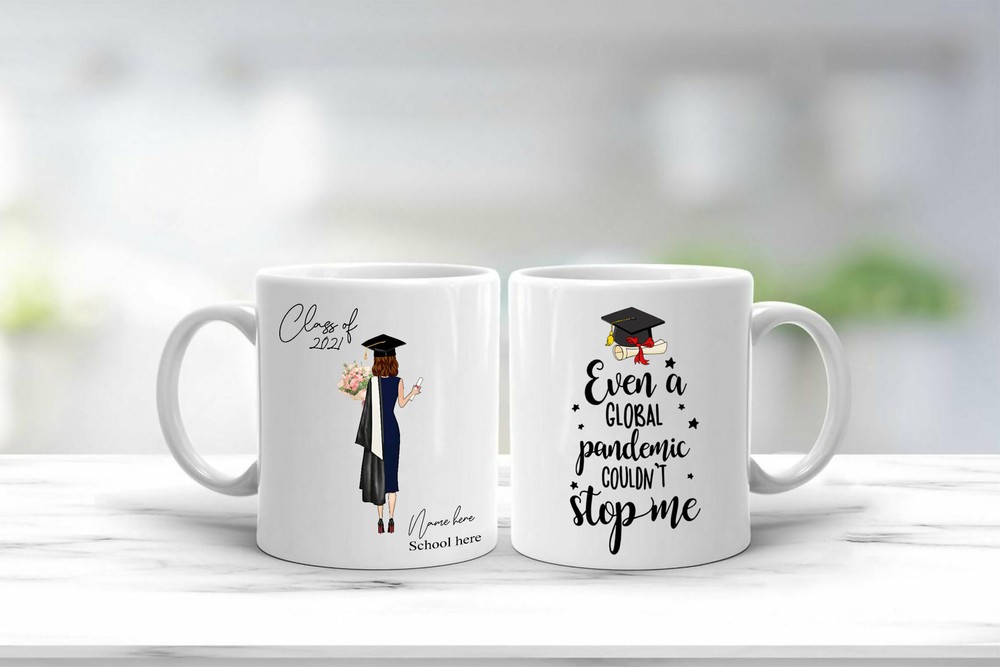 Personalized Graduation Mug Gift For Graduation Even A Global Pandemic Couldn't