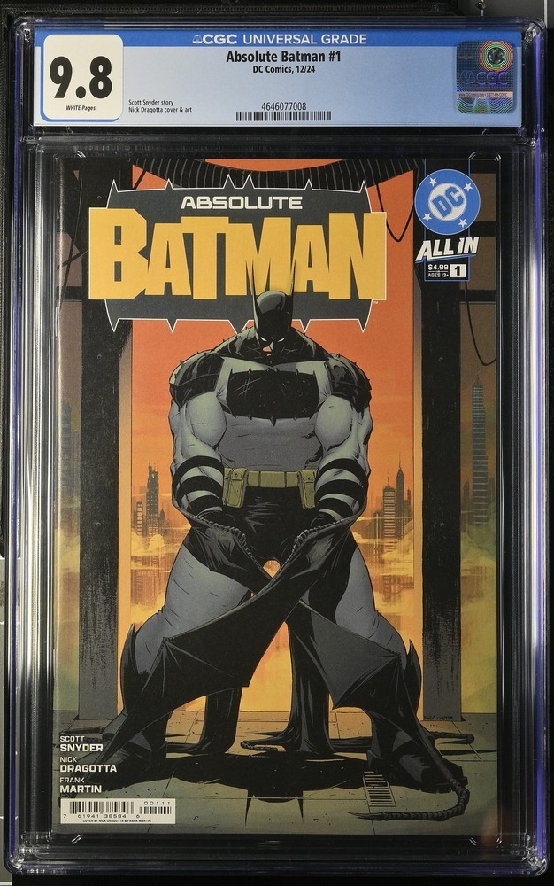 Absolute Batman 1 CGC 9.8 First Print