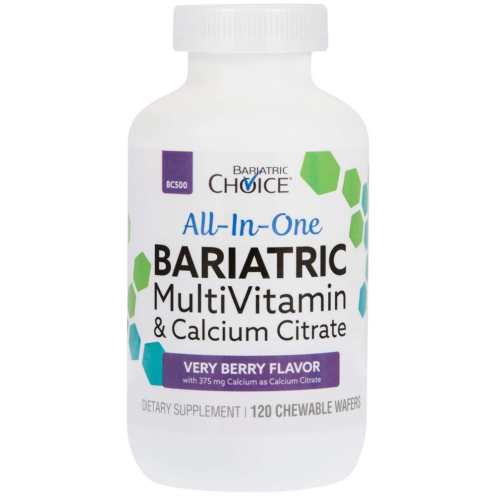 Bariatric Choice All-in-One Bariatric MultiVitamin with 375 mg Calcium Citrat...