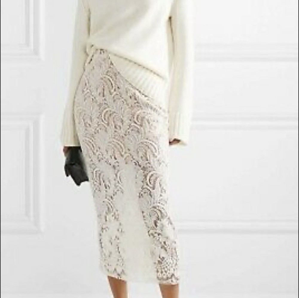 Stella McCartney Lace Midi Skirt Size 46