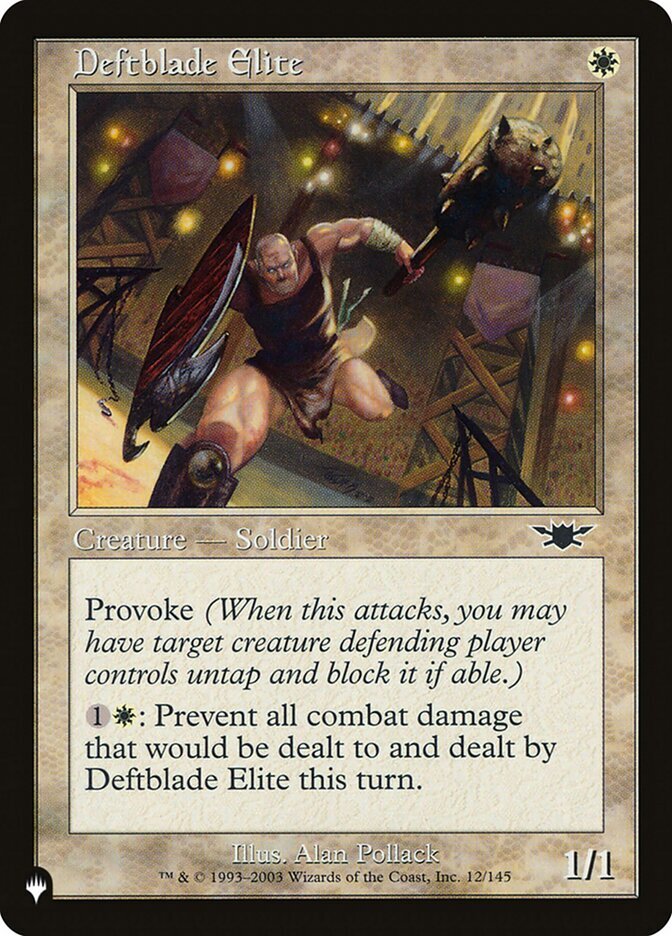 MTG Magic the Gathering Deftblade Elite (LGN-12/2869) The List NM