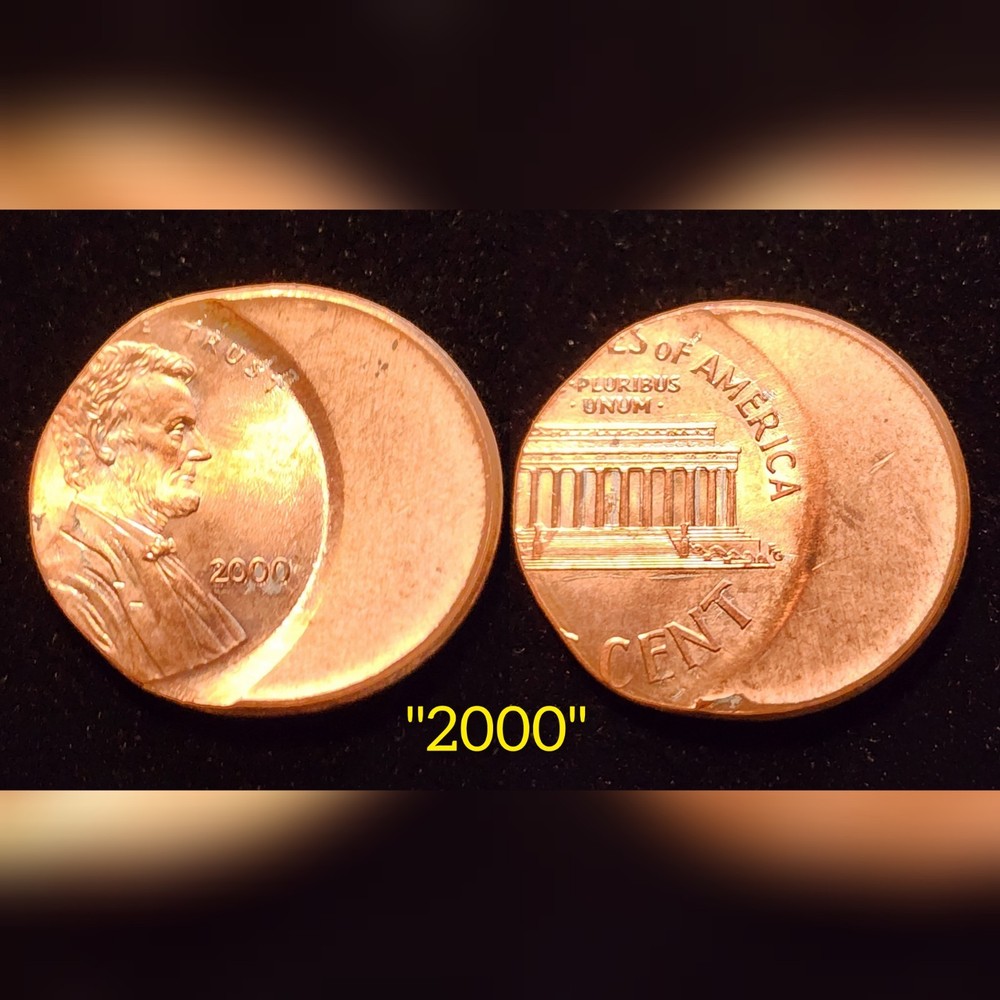 2000 Lincoln Memorial Cent 35% Off-Center Strike Error - Uncirculated Condition