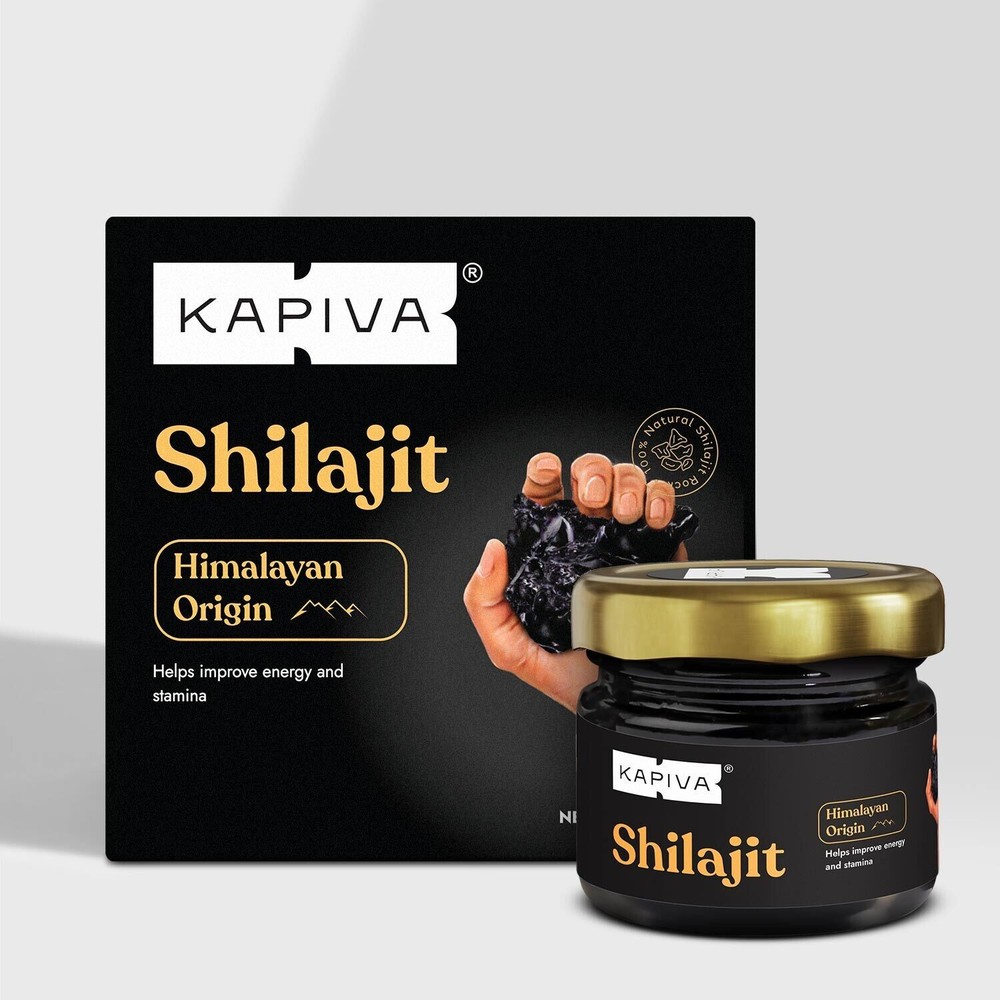 KAPIVA Himalayan Shilajit Resin 20g Pure Ayurvedic Energy Booster