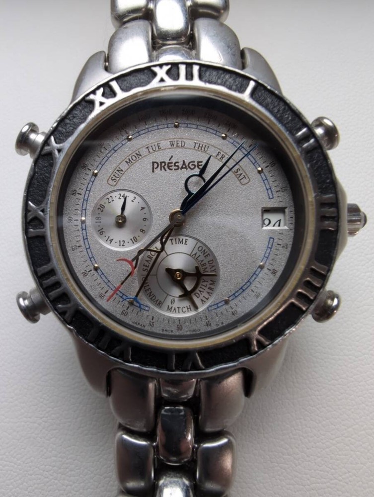 Seiko Presage Perpetual Calendar Automatic Watch with Date Display