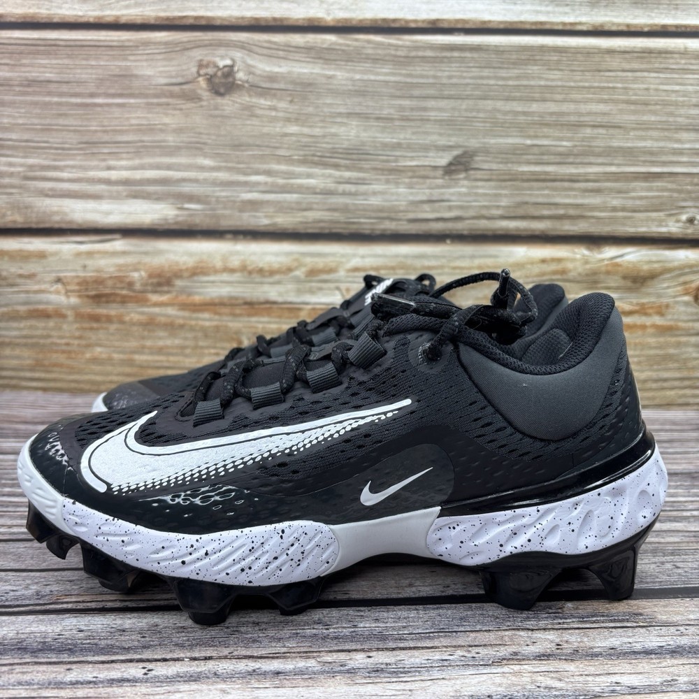 Mens Size 7 Nike Alpha Huarache Elite 4 MCS Baseball Cleats Black FD6221-003