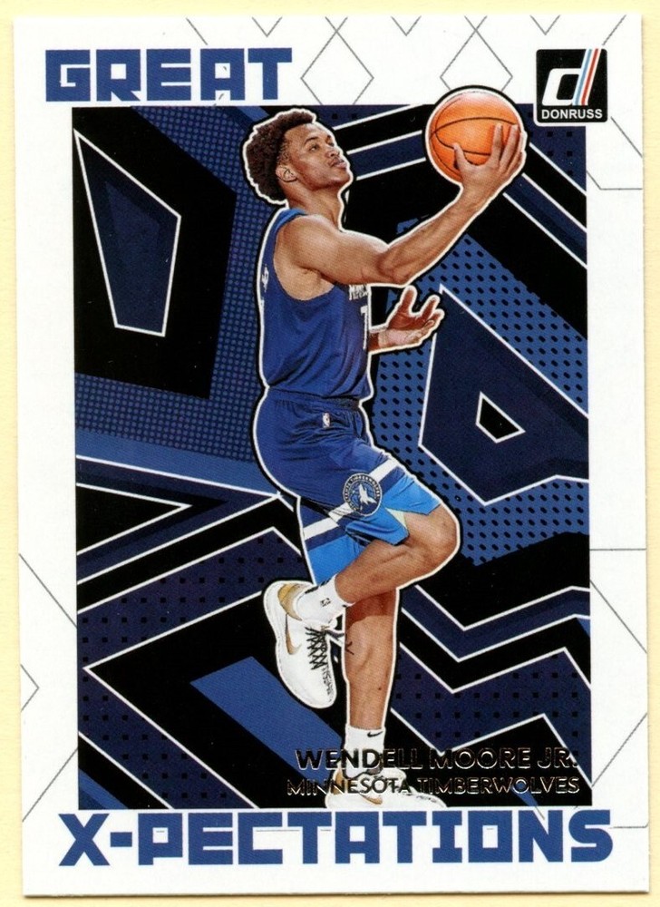 2022-23 Donruss Basketball Wendell Moore Jr. Great X-Pectations Insert #23 RC