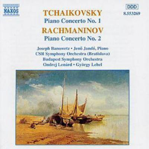 Tchaikovsky Piano Concerto No 1 & Rachmaninov Piano Concerto No 2 CD Naxos 1996
